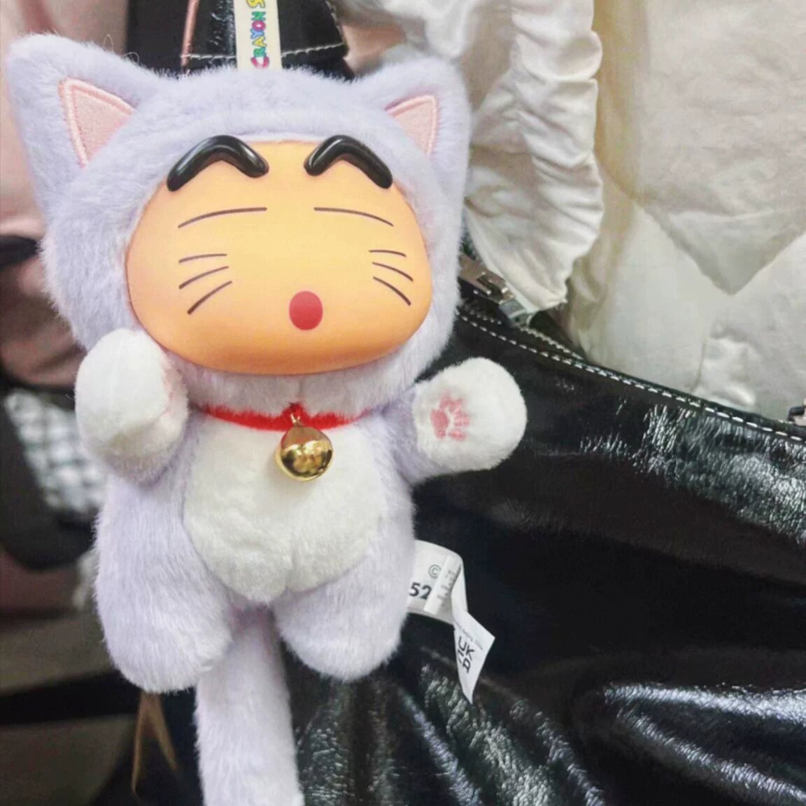 52TOYS Crayon Shin-chan Сонная Кошка Плюшевый Резиновый Слепой Бокс Ключен для сумки - Подтверждение Открытия Коробки