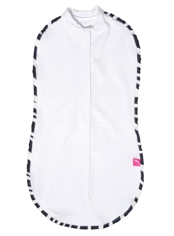 Плед Motherhood Zebra Zip&Swaddle пеленатор, размер 2, 5-8 кг, синий