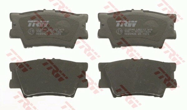 GDB3426DT Колодки тормозные TOYOTA 06- задн.