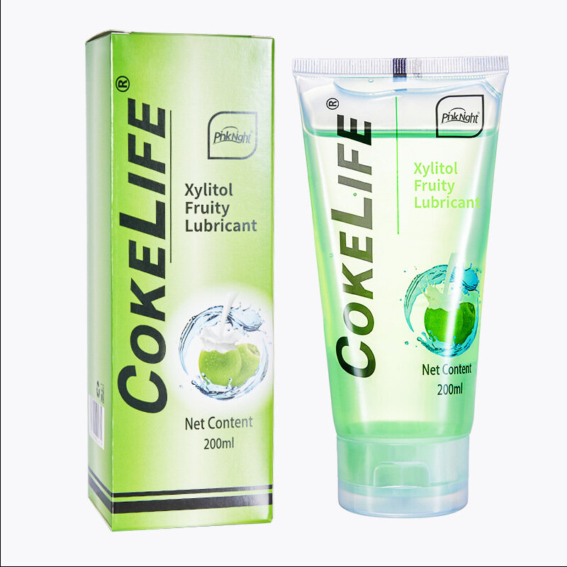 Смазка интимная COKELIFE с ароматом кокоса, 200 мл, с ксилитом, для массажа и интимной близости