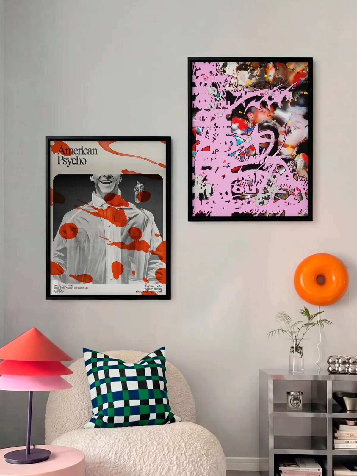 Набор постеров "American Psycho x Are You Even Real", 30x40 см, 2 штуки