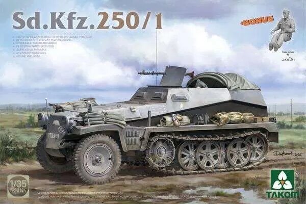 Сборная модель Бронетранспортер Sd.Kfz. 250/1 1/35 2184