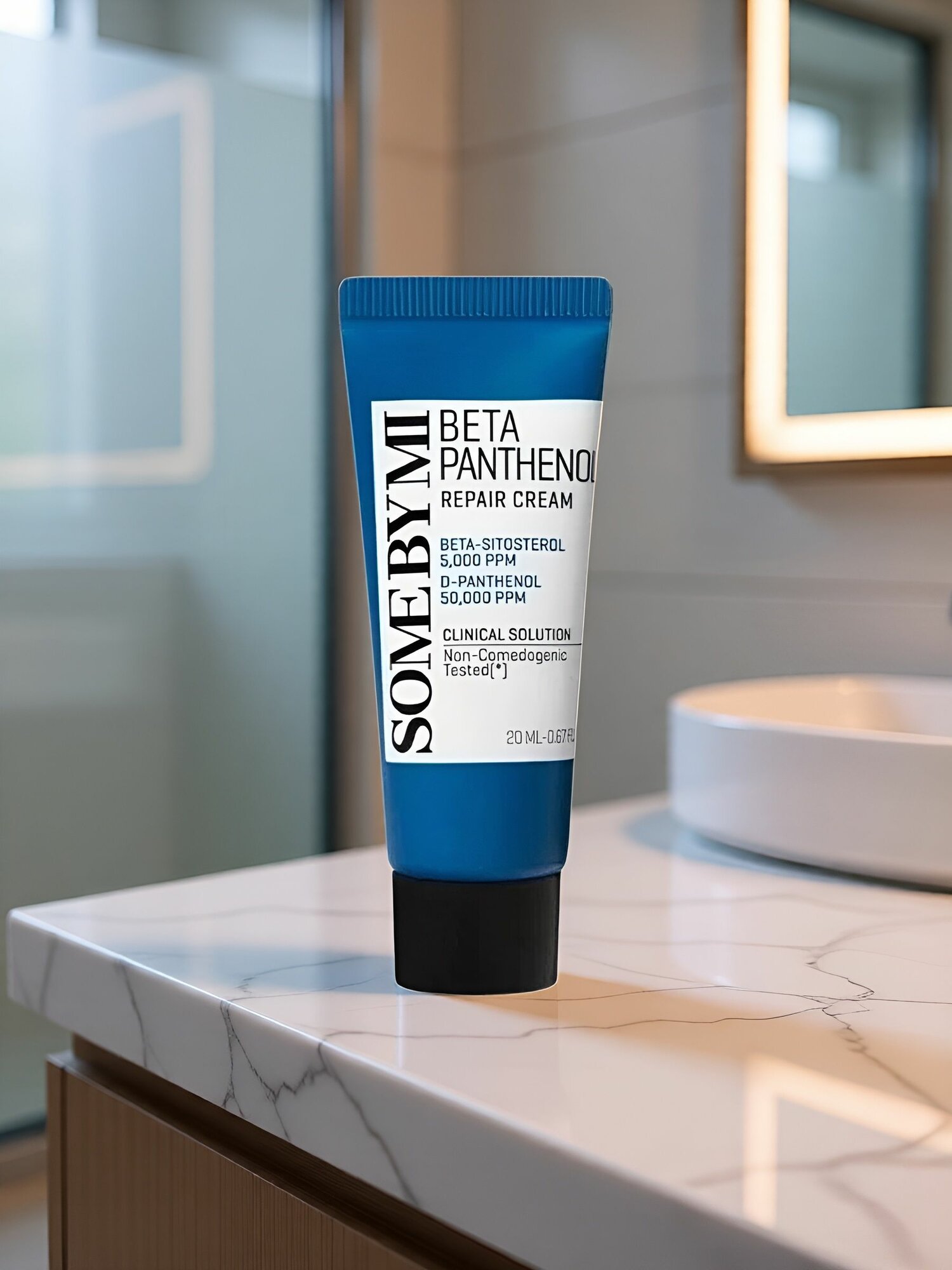 SOME BY MI Восстанавливающий и успокаивающий крем для лица с пантенолом "BETA PANTHENOL REPAIR CREAM POUCH" 20мл