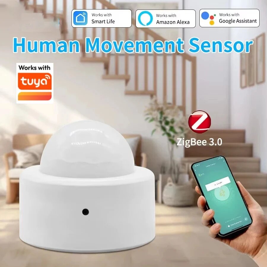 Датчик движения Zigbee Tuya