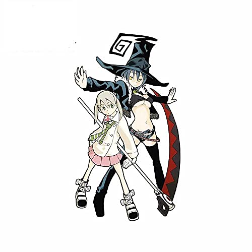 13 см x 7,4 см для Death The Kid Soul Eater, аниме, автомобильные наклейки, окклюзия на бампер
