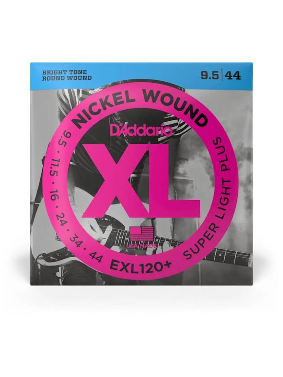 D'ADDARIO EXL120+ - Струны для электрогитары, Super light +, сталь