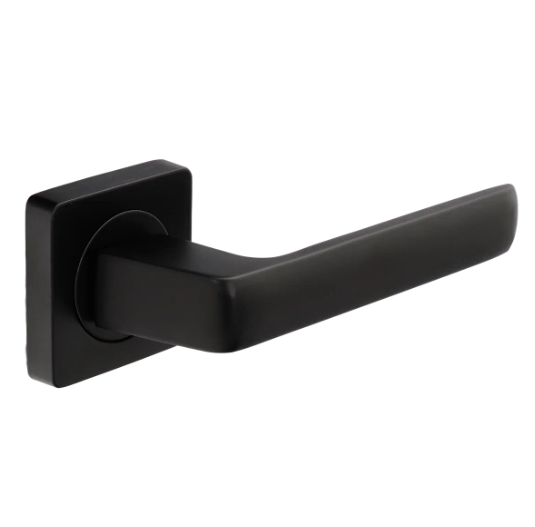 Ручка дверная BRISA BC-137-30 BLACK (комплект на одну дверь)