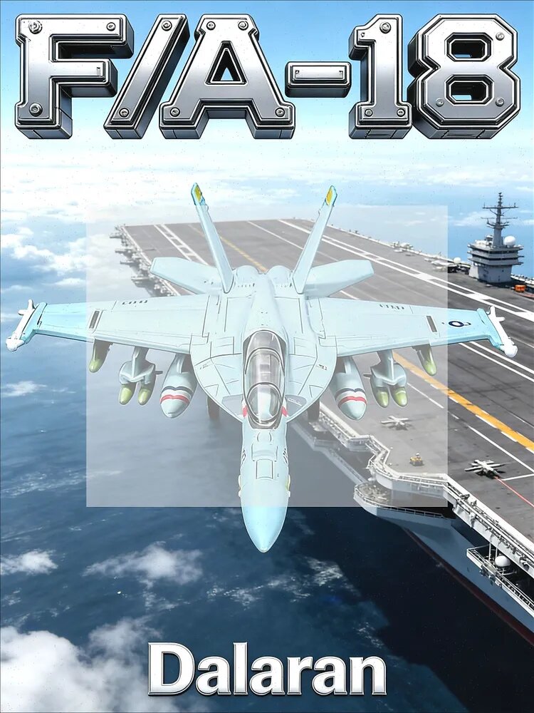 F/A-18E/F Супер Шершень (Super Hornet) сборная модель самолёта 1/72 без клея и покраски, Dalaran, США, Су-35