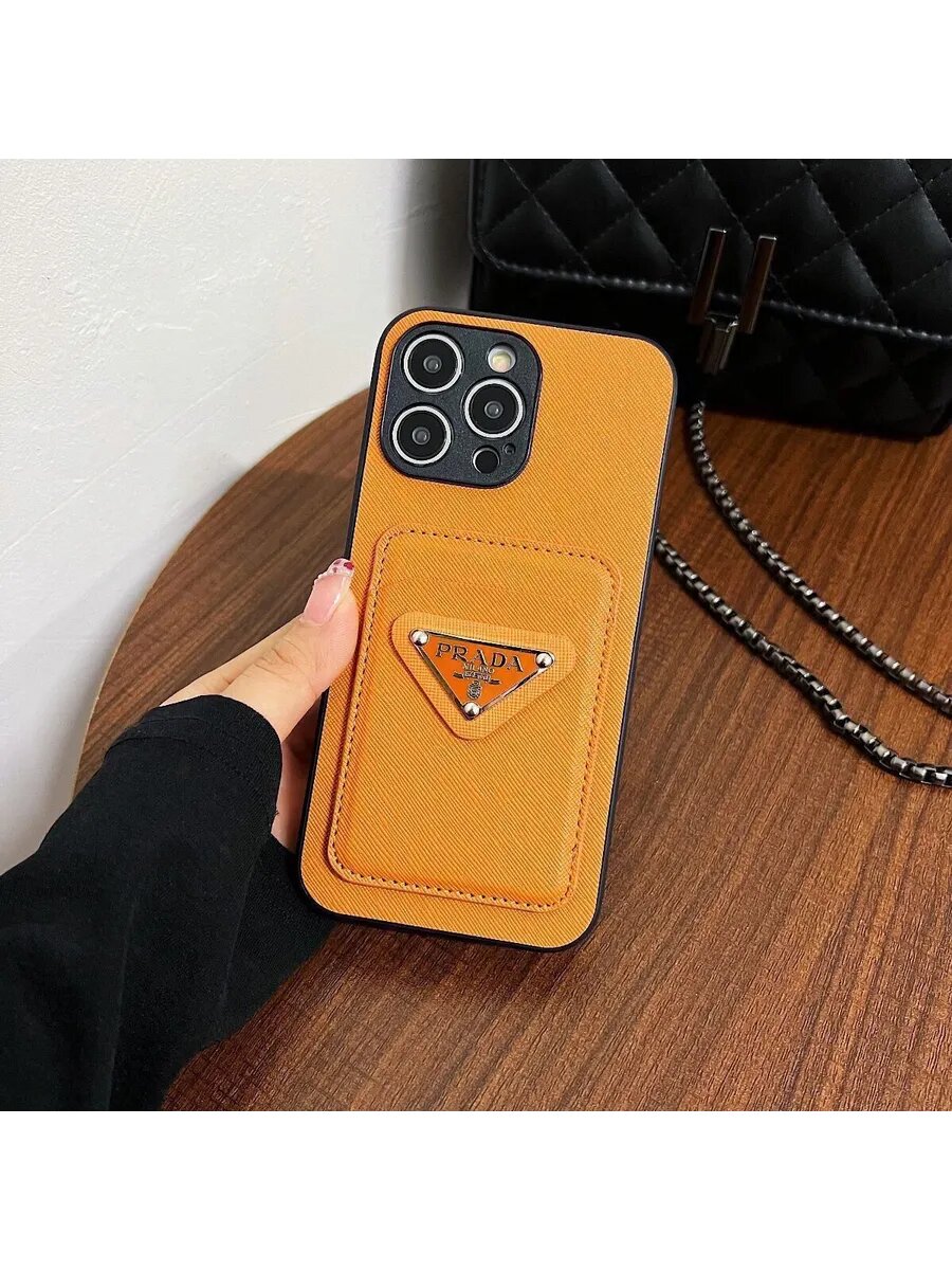 PRADA защитный чехол iPhone, металлический значок