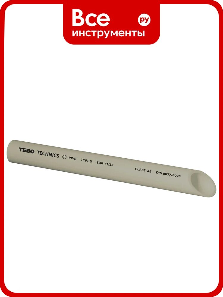 Труба TEBO R--TB-Gr 110 SDR11 (серый цв.) 031010110