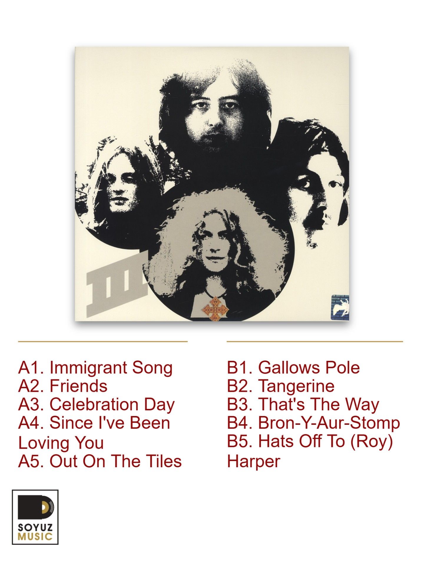 Led Zeppelin. III (LP Black/Винил) — фото 1