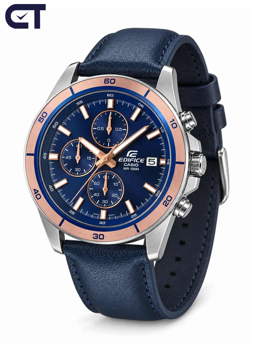 Наручные часы CASIO Edifice, синий — фото 1