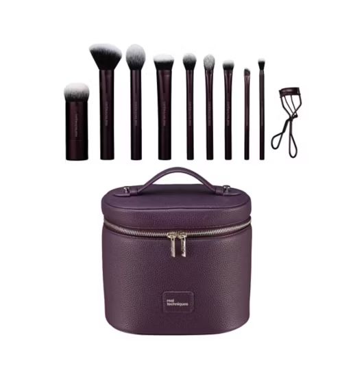 Real Techniques Набор кистей и косметички The Gift Of Glam, 11 предметов.