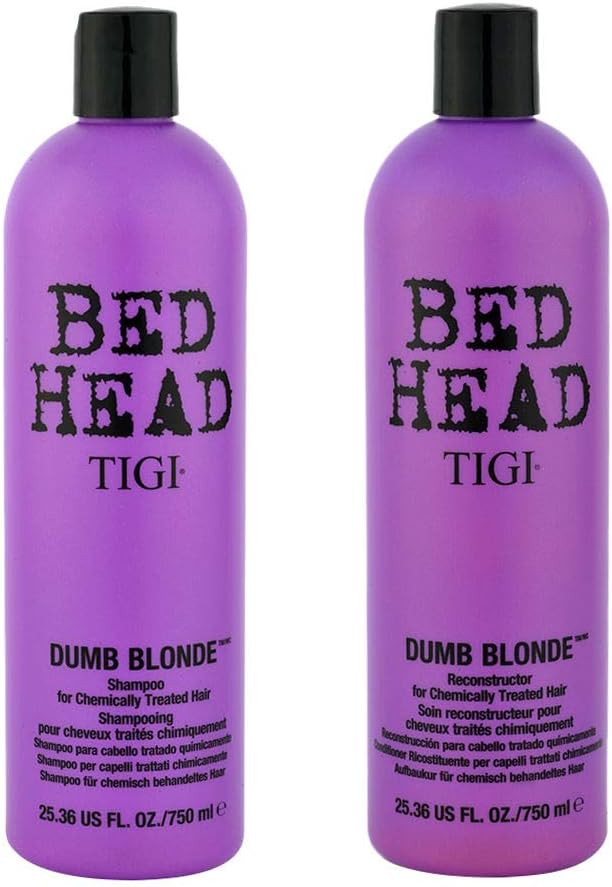 TIGI Шампунь и кондиционер Bed Head Dumb Blonde для светлых волос, 2 x 750 мл