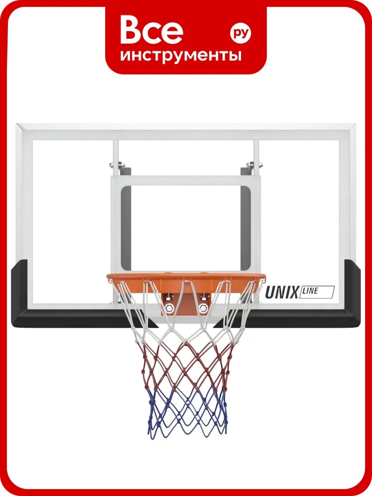 Баскетбольный щит UNIXline B-Backboard-PC 50"x32" R45 BSBS50PCBK