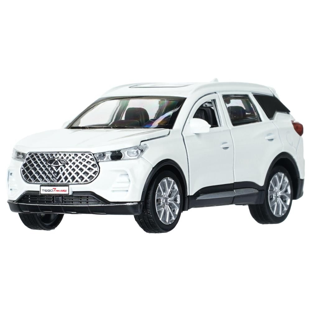 Технопарк инерционная металлическая модель белая, Chery Tiggo 7 Pro Max
