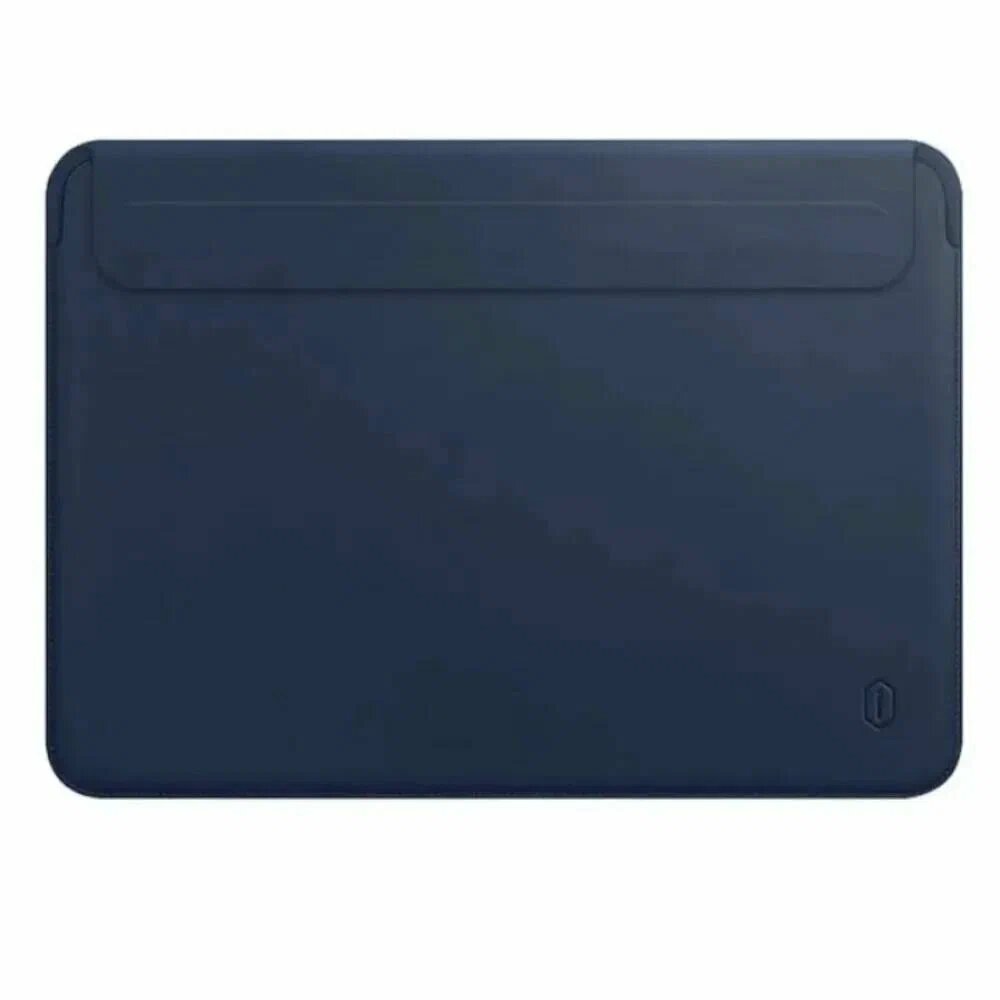 Чехол для ноутбука кожаный WiWU Skin Pro II на MacBook Air 13.6 дюймов (2022) - синий