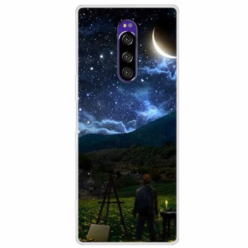 Чехол Sony Xperia 1, Цвет: 48, прозрачный