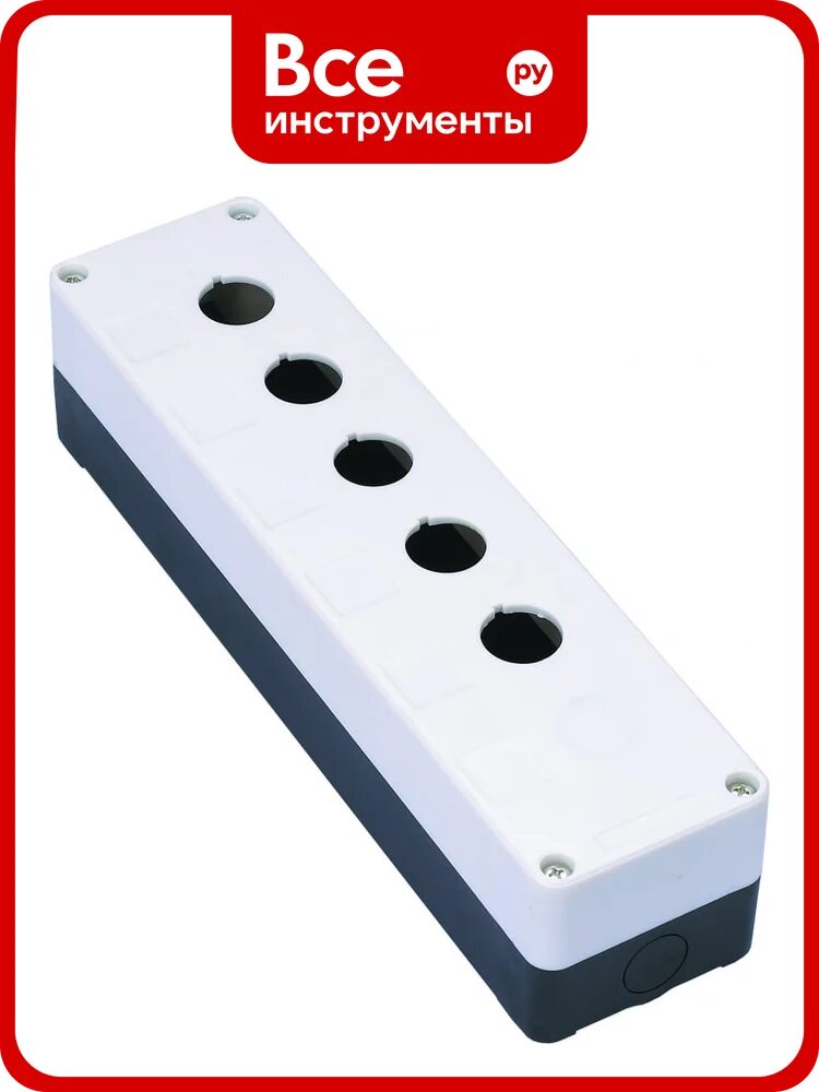 Пост кнопочный Dekraft КП-101, 5 мест, IP54 25505DEK