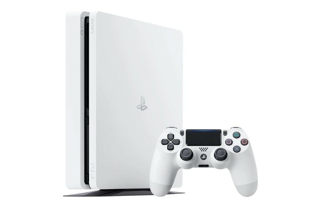 Игровая консоль Playstation 4 slim1000 gb, белый матовый