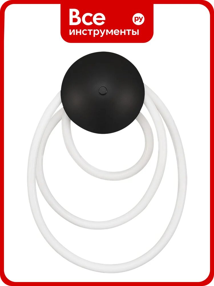 Настенный светильник ST luce, черный/белый led 1x30w 3000k, SL6102.411.30