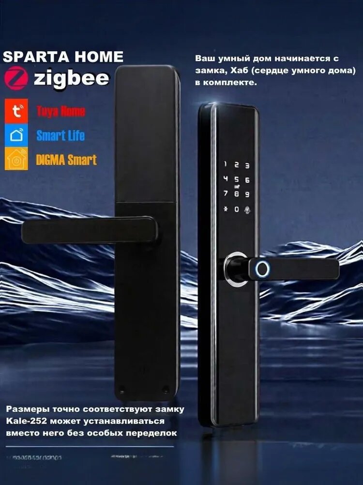 Умный дверной замок Zigbee