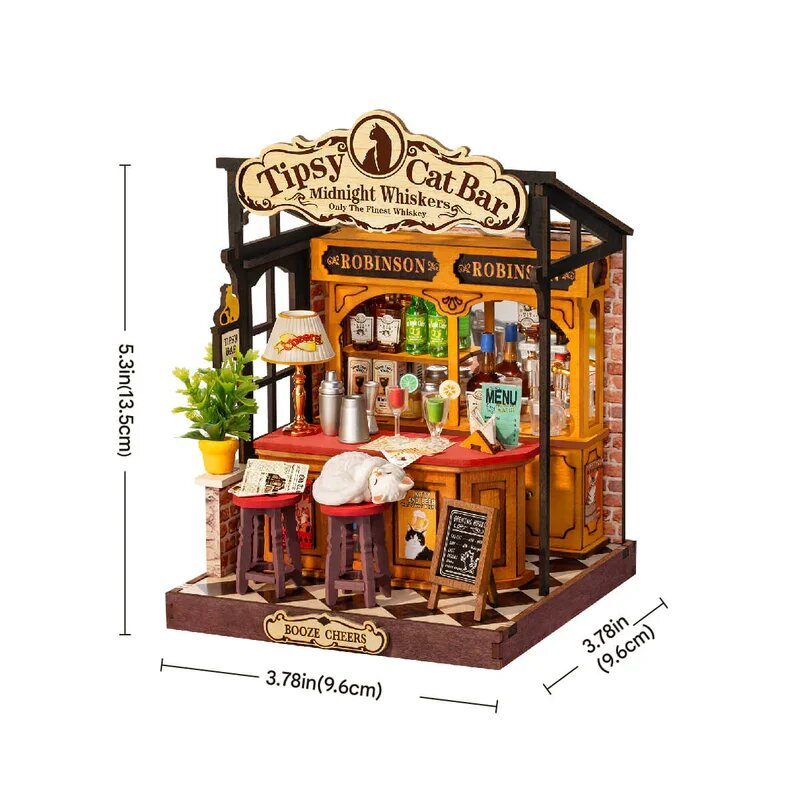 Rolife Sweetie's Donut Shop Миниатюрный домик для сборки