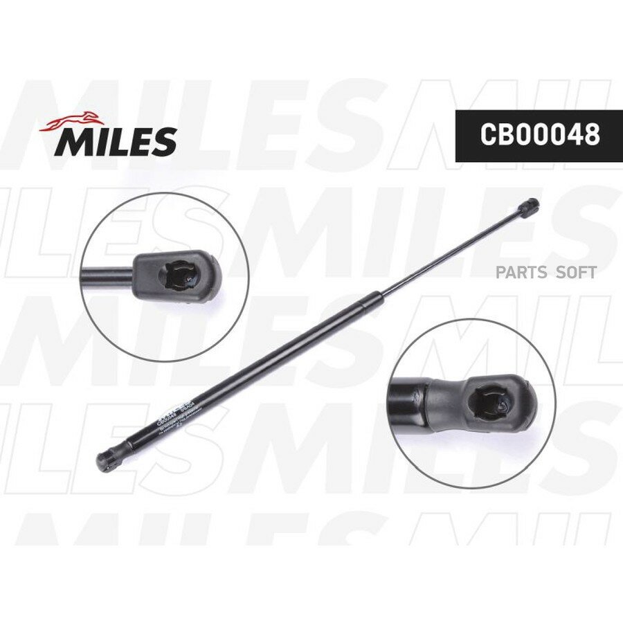 Упор газовый MILES кр. багажника FOCUS III Hatchback 11 - / STABILUS 498563 MILES CB00048 | цена за 1 шт
