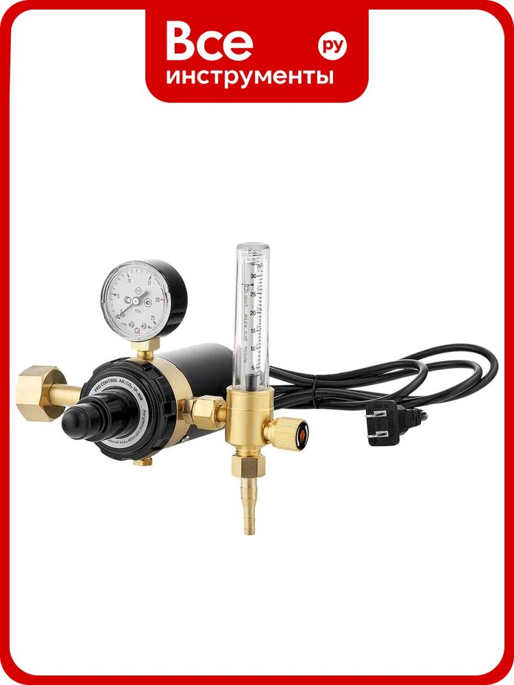Регулятор расхода газа универсальный Сварог PRO CONTROL AR/CO2 1Р -36В (латунь) 102727