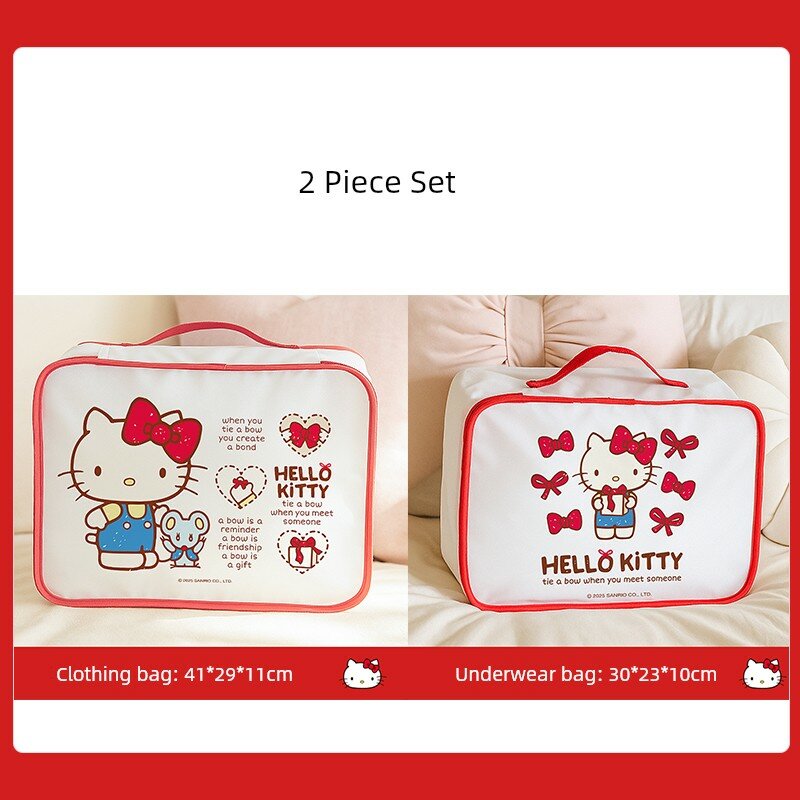 Организатор для поездок Hello Kitty: отделение для одежды и мешок для белья