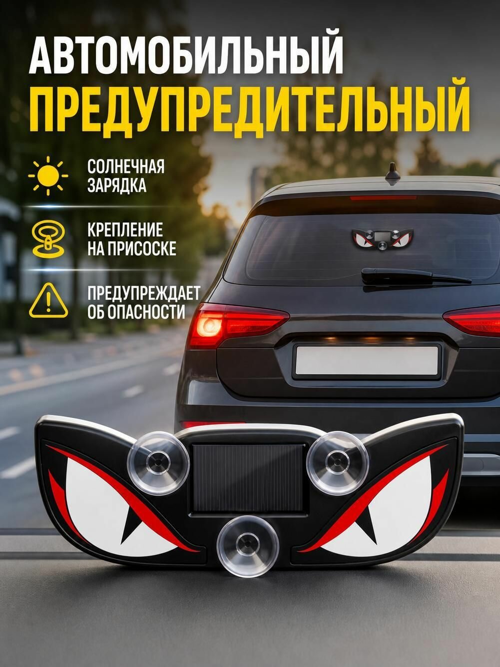 Автомобильные солнечные сигнальные огни