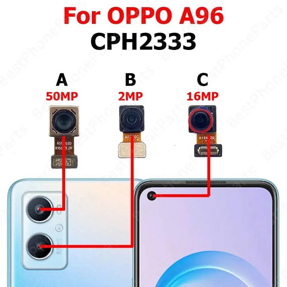 Задняя/передняя камера OPPO A96 CPH2333, Camera AB