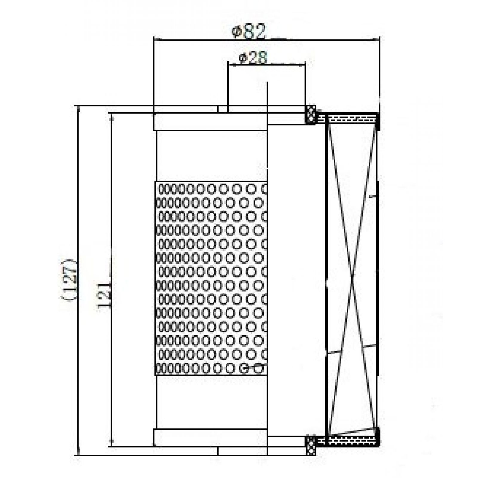 Масляный фильтр, для БМВ 5 E28 1981-, 7 E32 1985- 2.5i, 2.8i, 3.0i, 3.5i oem 11421267268, 11421269373 арт LOF2619