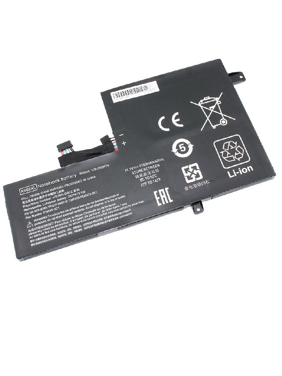 Аккумуляторная батарея для ноутбука HP Chromebook 11 G5 (AS03XL) 11.1V 4100mAh