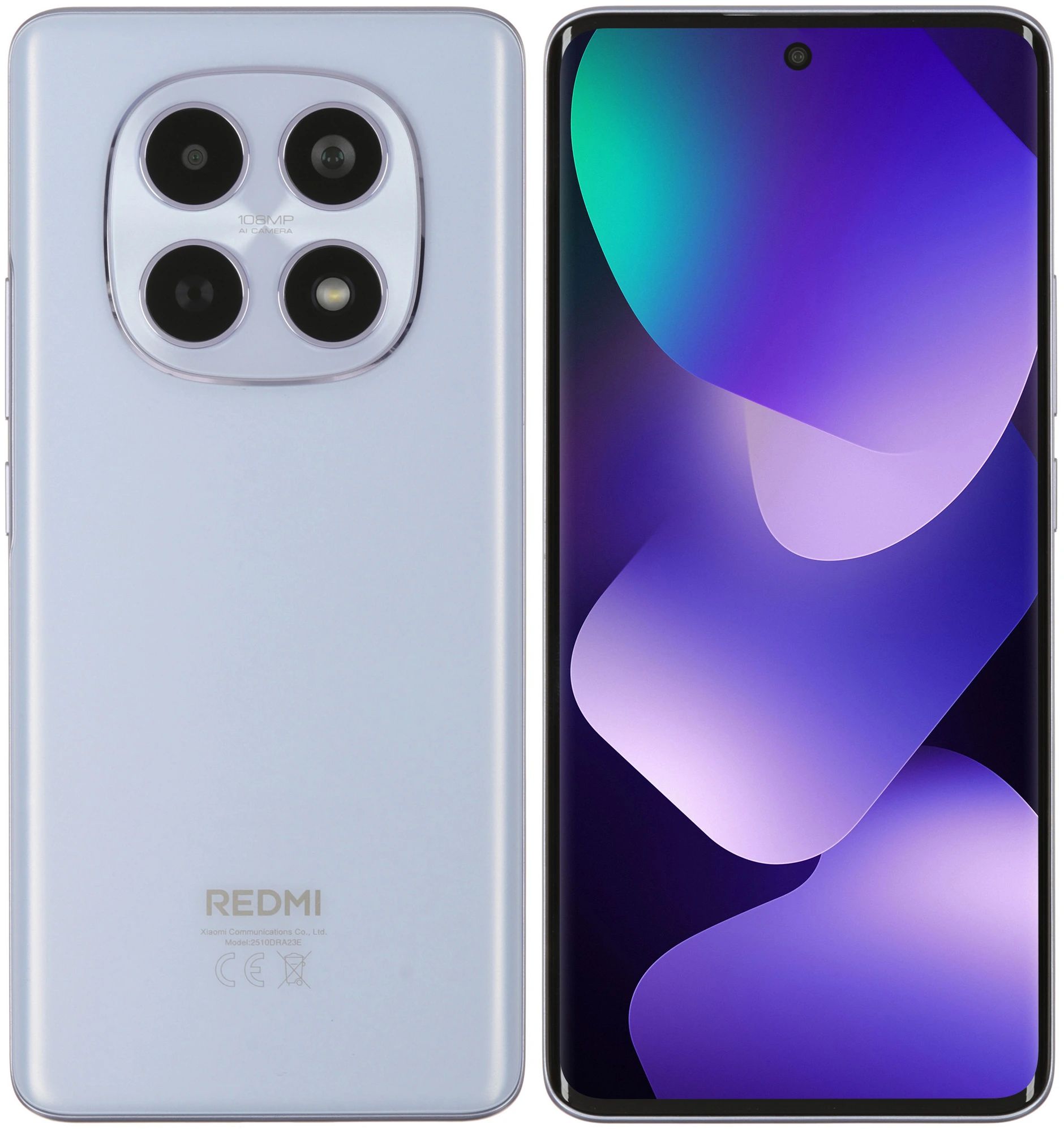 6,77" Смартфон Xiaomi REDMI Note 15 8/128 ГБ (MZB0MNZRU) фиолетовый