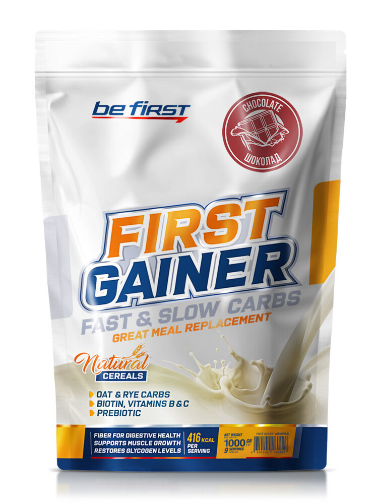 Гейнер Be First First Gainer 1000 г, Шоколад