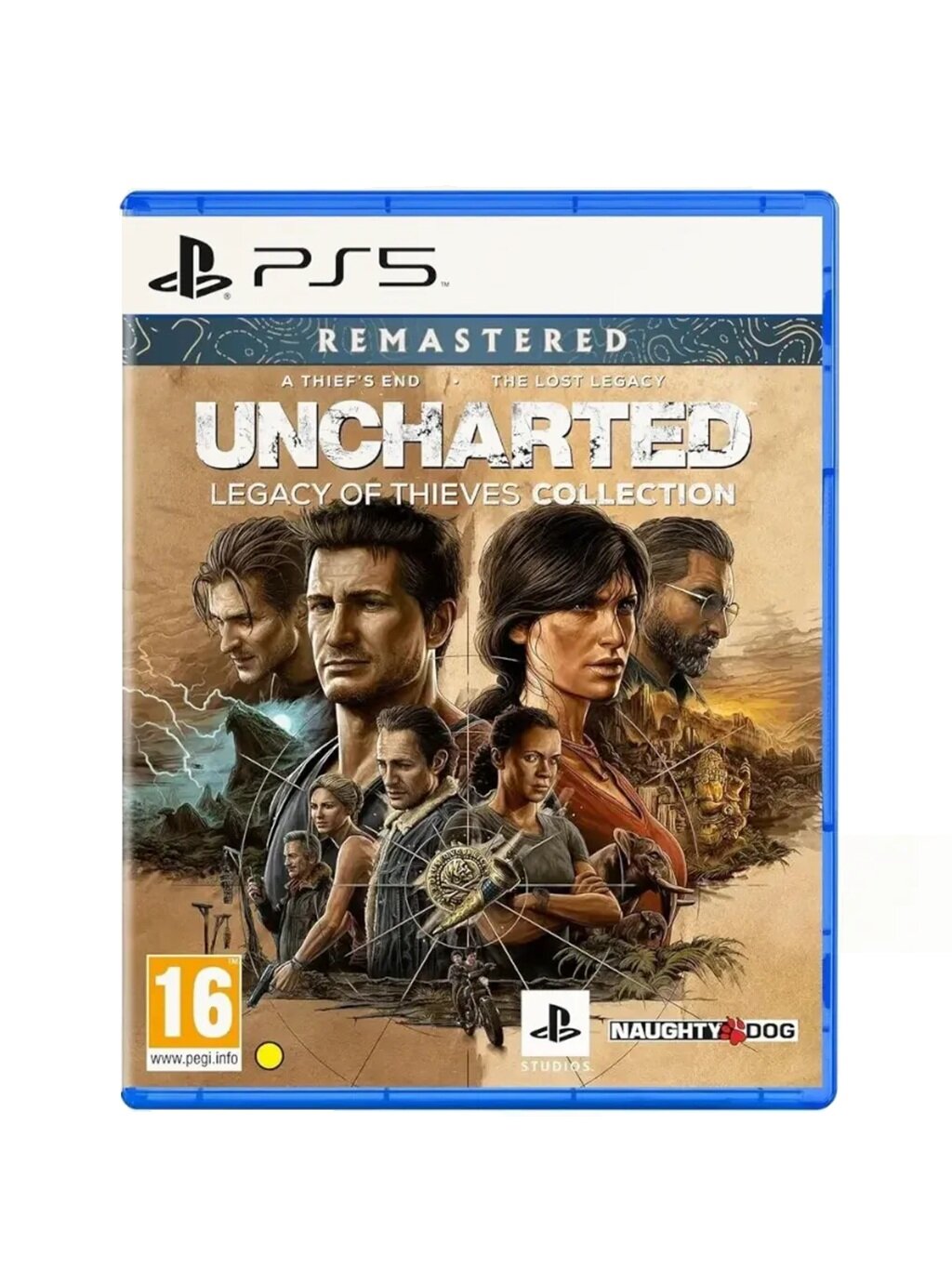 Игра Uncharted Legacy для PlayStation 5, полностью на русском, диск
