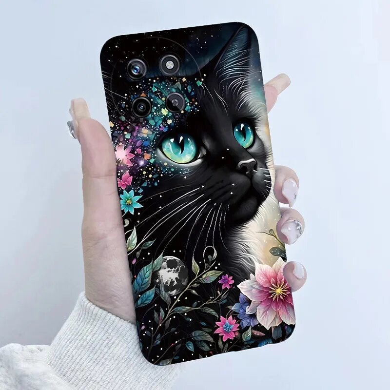 For Realme 11 4G Phone Case RMX3636 Butterfly Flower Girls Design Soft Silicone TPU Back Housing for Oppo Realme 11 4G Covers