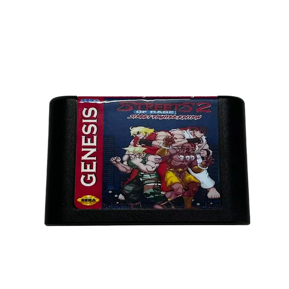 Genesis Streets Of Rage 2 Street Fighter Edition