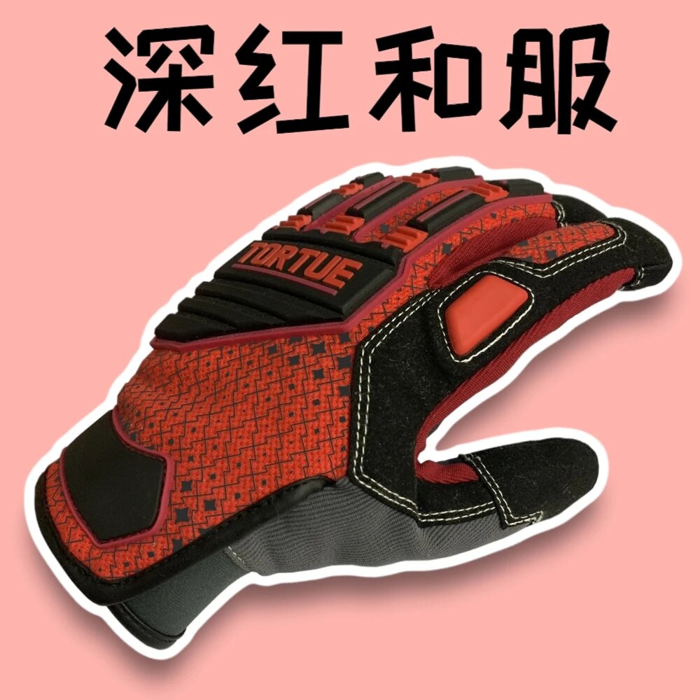 Перчатки Turtle Deep Red Flannel gloves15