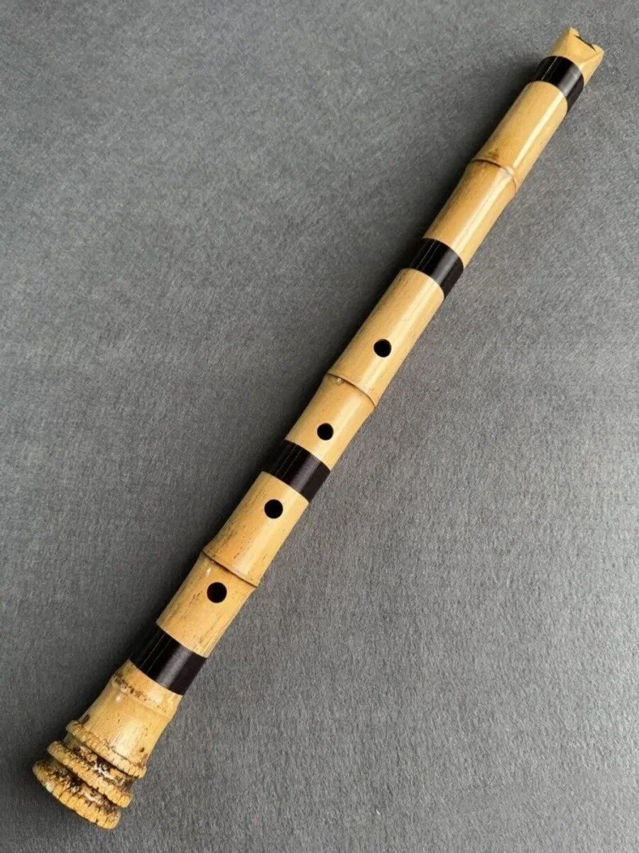 Сякуxати бамбуковая флейта 5 отверстий ручной работыционная флейта Shakuhachi** Подарок музыканту