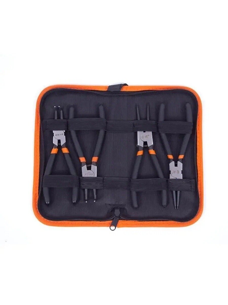 7"/9" клещи с изогнутой головкой для стопорных колец для ремонта автомобилей, Набор плоскогубцев для стопорных колец o - 7 дюймов