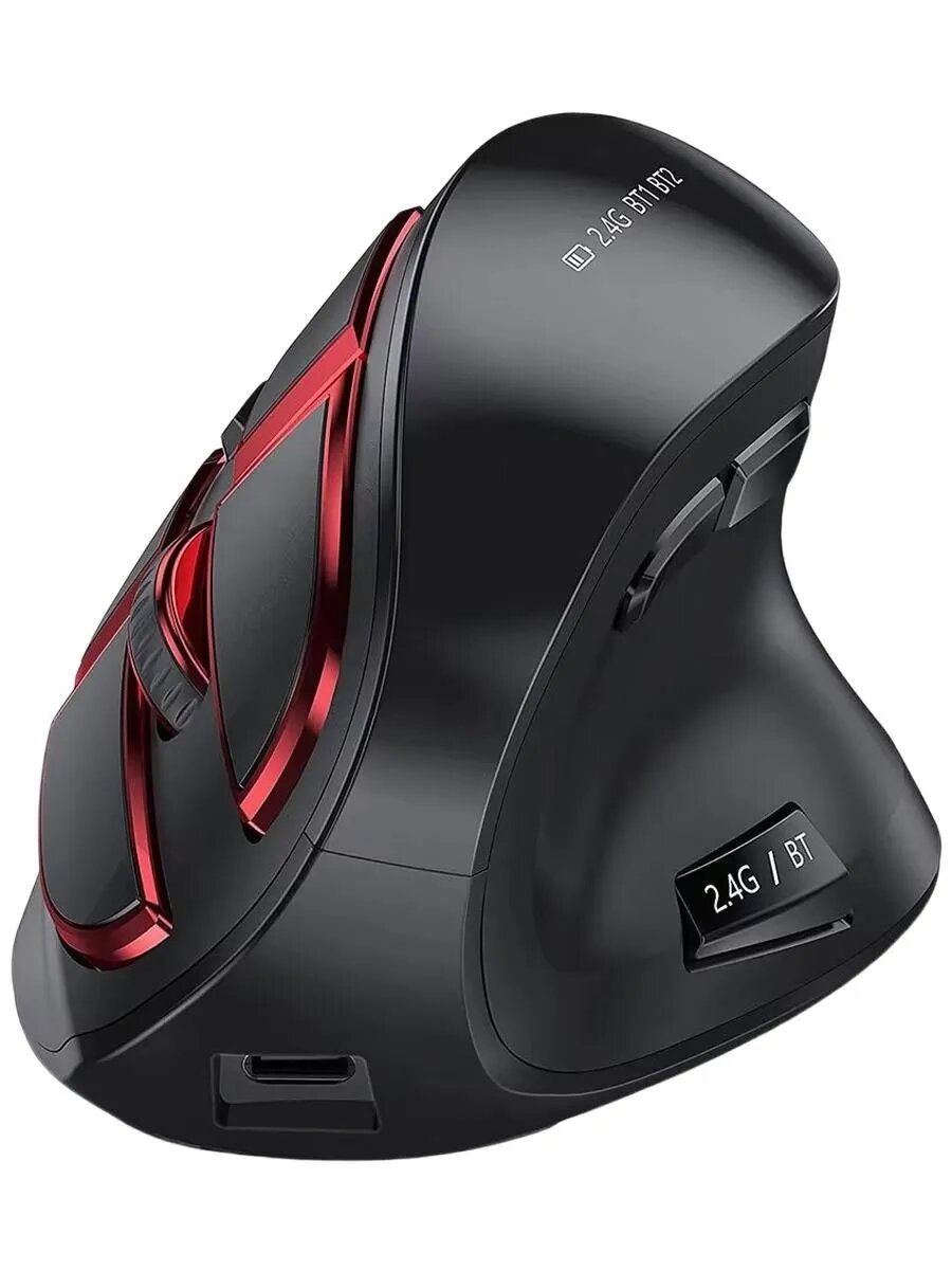 JOMAA Игровая мышь беспроводная CP008697, красный, черный