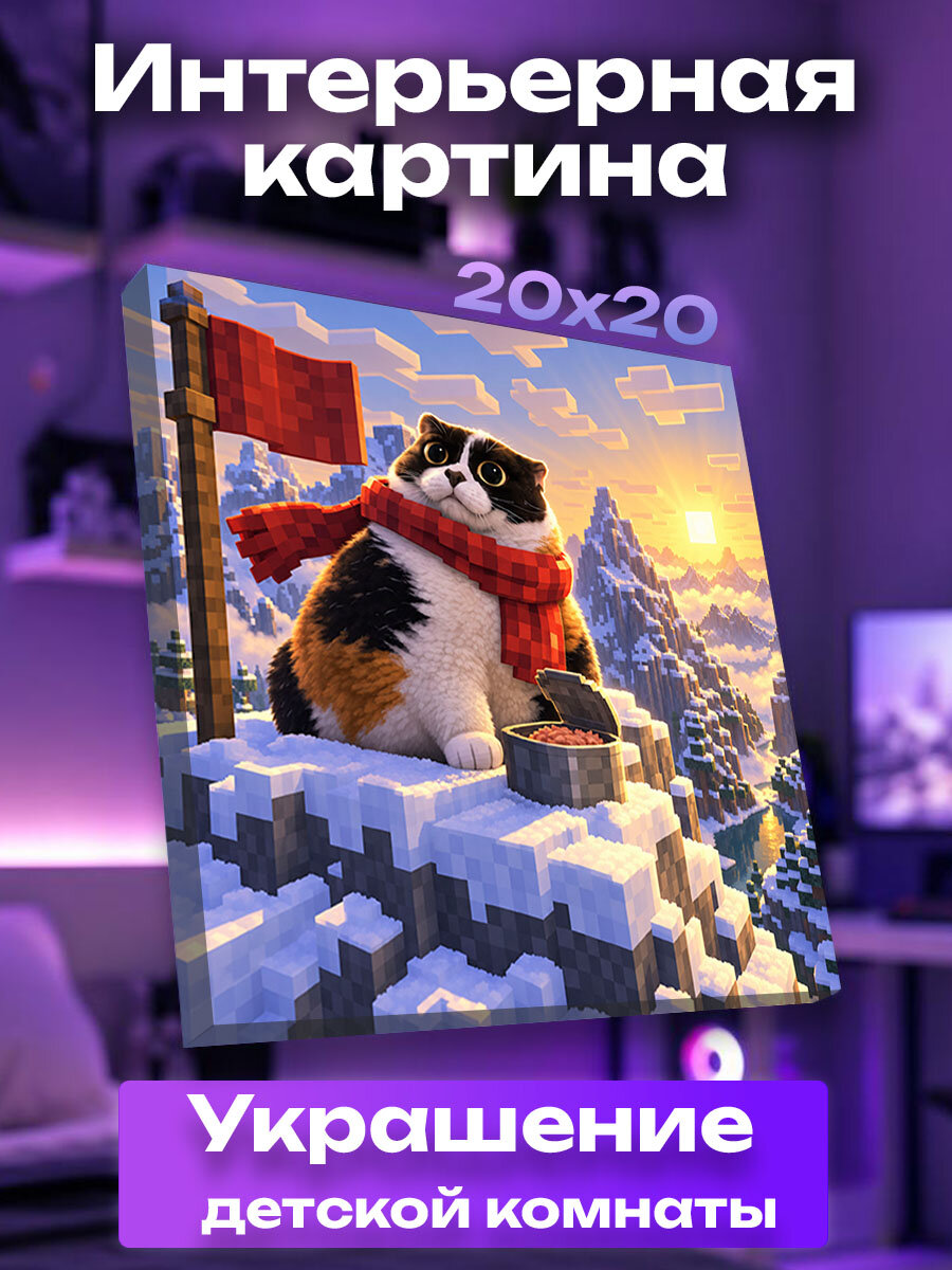 Интерьерная картина Котость на вершине Эвереста