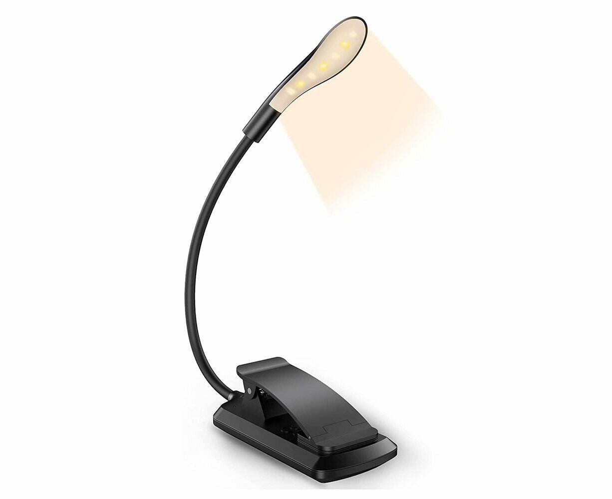 Подсветка для чтения, перезаряжаемая светодиодная USB-подсветка для чтения, подсветка с зажимом для защиты глаз.