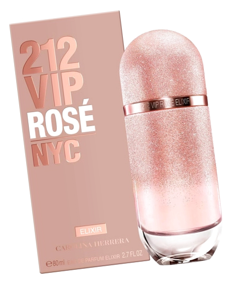 Парфюм для женщин Каролина Херрера 212 Вип Роуз Эликсир 80 мл / Carolina Herrera Rose Elixir