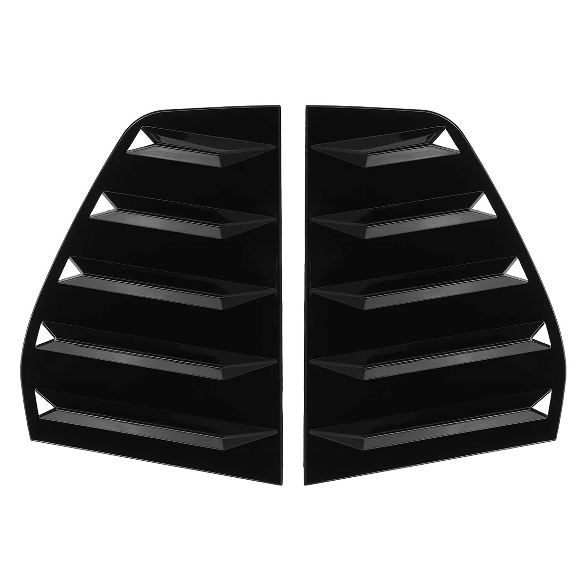 Накладка-спойлер На Заднее Боковое Окно Для VW Golf 4-7 MK4 MK5 MK6 MK7 Черный, Golf 6 Glossy Black
