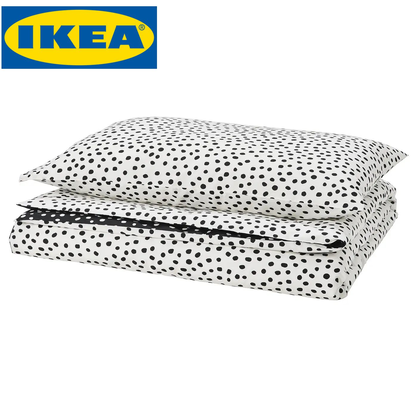 IKEA Комплект постельного белья 1.5-спальный хлопок 150x200 см, наволочки 50x80, цветчерный