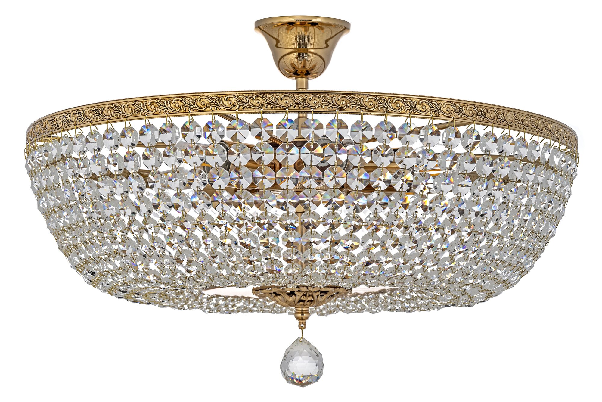 Хрустальная потолочная люстра Arti Lampadari Castellana E 1.3.50.501 GH