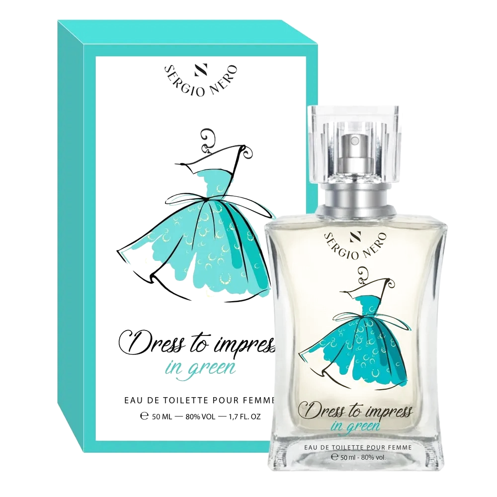 Туалетная вода Sergio Nero Dress To Impress In Green женская 50 мл / Серджио Неро Дресс Ту Импресс